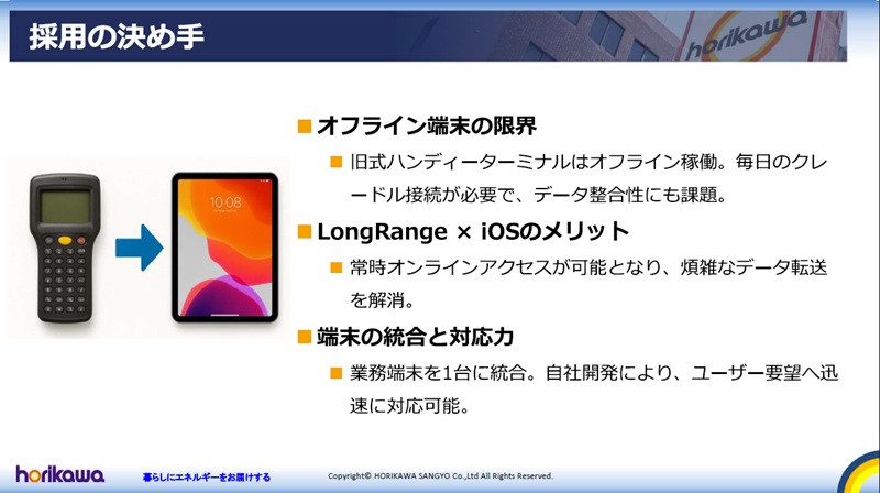 LongRange採用の決め手